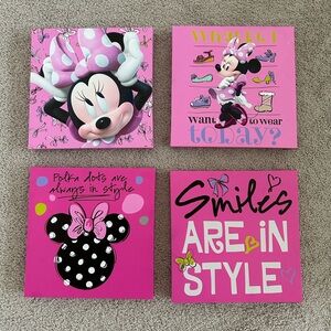 MiniMouse Wall Decor